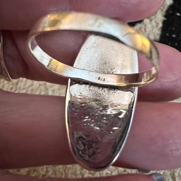 ❤️ Kachina Symbol Native Navajo Style Unisex Sterling Silver SZ 9.75 Ring 1.33”L - Picture 6 of 14